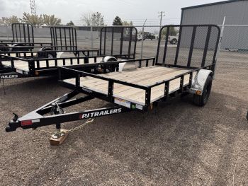 PJ Trailers 2026 6x12 Utility Trailer | Single Axle, Rampgate With Spring Assist
