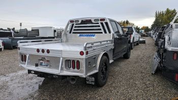 Hillsboro 4000 Series Skirted Aluminum Flatbed With Boxes & Fold Down Sides